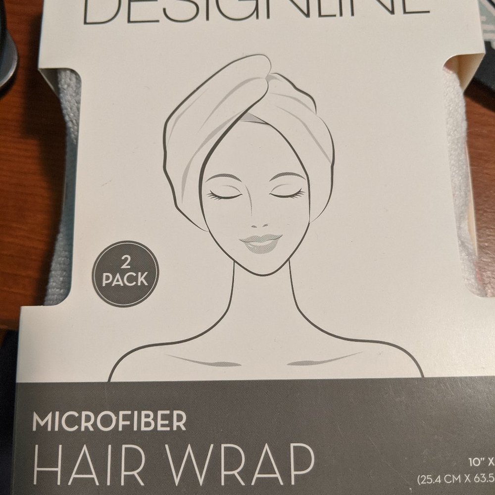 Microfiber Hair Wraps-set of 2